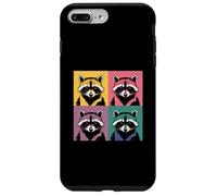 Collage Art Raton Laveur Panda des Ordures Coque pour iPhone 7 Plus/8 Plus