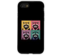 Collage Art Raton Laveur Panda des Ordures Coque pour iPhone SE (2020) / 7/8