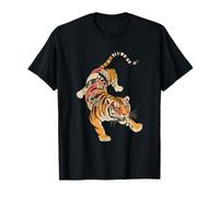 Collage Art Tigre Tigres T-Shirt