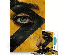 Collage d'affiches avec Puzzle de Visages pour Adolescents, 1000 pièces, Jeu d'exercice Mental, Design Relaxant, Assemblage, Surprise de Noël (50x75cm)