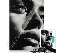 Collage d'affiches avec Visages, Puzzle de 1000 pièces pour Adolescents, améliore la mémoire, détend l'esprit, Cadeau créatif aux Bords Nets (38x52cm)
