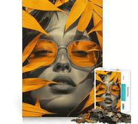 Collage d'affiches avec Visages, Puzzle de 1000 pièces pour Adolescents, Jeu Mental, Moment de Paix, découpe Premium, Cadeau Artistique (50x75cm)