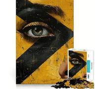 Collage d'affiches avec Visages, Puzzle de 1000 pièces pour Adolescents, Jeu Mental, Moment de Paix, découpe Premium, Cadeau Artistique (38x52cm)