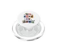 Collage d'art We Read At Dawn pour Amoureux du Livre PopSockets PopGrip pour MagSafe