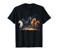 Collage de chevaux pour homme femme garçon fille T-Shirt
