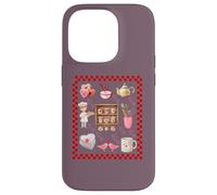 Collage de Cuisine Valentine Goose Bakery Cute Love Coque pour iPhone 14 Pro