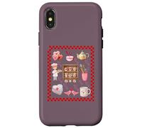 Collage de Cuisine Valentine Goose Bakery Cute Love Coque pour iPhone X/XS