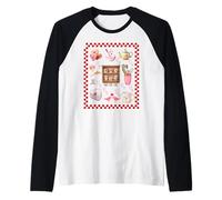 Collage de Cuisine Valentine Goose Bakery Cute Love Manche Raglan