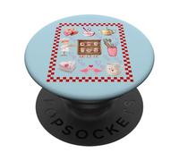 Collage de Cuisine Valentine Goose Bakery Cute Love PopSockets PopGrip Adhésif