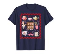 Collage de Cuisine Valentine Goose Bakery Cute Love T-Shirt