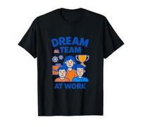 Collage de Dessin animé Dream Team at Work T-Shirt