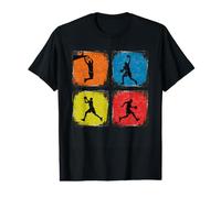 Collage de Joueur de Basket-Ball de Style rétro pour garçons et Hommes T-Shirt Graphique avec Valeur