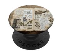 Collage de Journal de Ferme Vintage Art Rustique éphémère PopSockets PopGrip Adhésif
