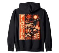 Collage de Monuments Vintage de la Florida Sunshine State Pride Sweat à Capuche