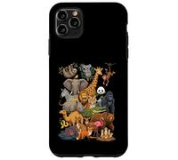 Collage de Personnages Ultimate Wild Animal Kingdom Coque pour iPhone 11 Pro Max