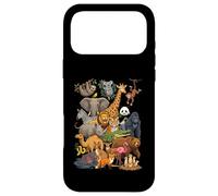 Collage de Personnages Ultimate Wild Animal Kingdom Coque pour iPhone 17 Pro Max