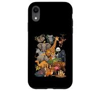 Collage de Personnages Ultimate Wild Animal Kingdom Coque pour iPhone XR