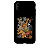 Collage de Personnages Ultimate Wild Animal Kingdom Coque pour iPhone XS Max