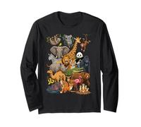 Collage de Personnages Ultimate Wild Animal Kingdom Manche Longue