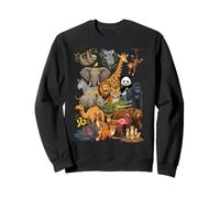 Collage de Personnages Ultimate Wild Animal Kingdom Sweatshirt