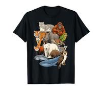 Collage de Personnages Ultimate Wild Animal Kingdom T-Shirt