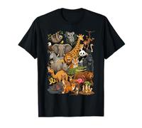 Collage de Personnages Ultimate Wild Animal Kingdom T-Shirt