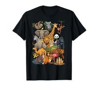 Collage de Personnages Ultimate Wild Animal Kingdom T-Shirt
