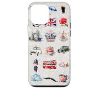 Collage d'icônes Britanniques - Fantastique Londres Coque pour iPhone 12 Mini