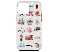 Collage d'icônes Britanniques - Fantastique Londres Coque pour iPhone 12 Pro Max