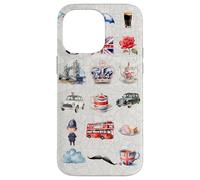 Collage d'icônes Britanniques - Fantastique Londres Coque pour iPhone 14 Pro Max