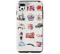 Collage d'icônes Britanniques - Fantastique Londres Coque pour iPhone 7 Plus/8 Plus