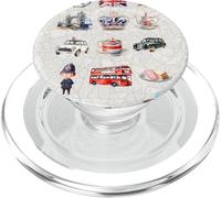 Collage d'icônes Britanniques - Fantastique Londres PopSockets PopGrip pour MagSafe