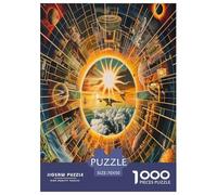 Collage d'image Puzzle 1000 Pieces Cadeau Unique Jeu Éduchatif Challenge Toy À De Qualité Supérieure Peinture Art pour Adultes Enfants 70x50cm/1000pcs