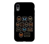 Collage d'insectes Cottagecore Vintage Butterfly Species Coque pour iPhone XR