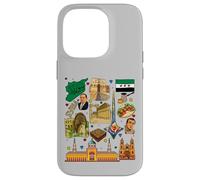 Collage du Patrimoine syrien - Culture Vintage du Moyen-Orient Coque pour iPhone 14 Pro