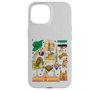 Collage du Patrimoine syrien - Culture Vintage du Moyen-Orient Coque pour iPhone 15