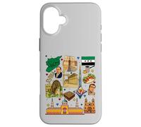 Collage du Patrimoine syrien - Culture Vintage du Moyen-Orient Coque pour iPhone 16 Plus