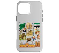 Collage du Patrimoine syrien - Culture Vintage du Moyen-Orient Coque pour iPhone 16 Pro Max