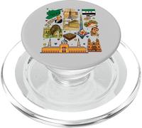 Collage du Patrimoine syrien - Culture Vintage du Moyen-Orient PopSockets PopGrip pour MagSafe
