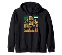 Collage du Patrimoine syrien - Culture Vintage du Moyen-Orient Sweat à Capuche