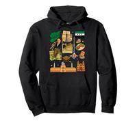 Collage du Patrimoine syrien - Culture Vintage du Moyen-Orient Sweat à Capuche