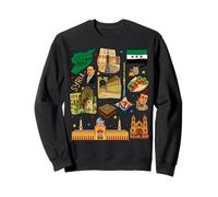 Collage du Patrimoine syrien - Culture Vintage du Moyen-Orient Sweatshirt