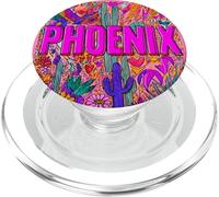 Collage Dynamique du désert de Phoenix en Arizona PopSockets PopGrip pour MagSafe