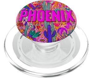Collage Dynamique du désert de Phoenix en Arizona PopSockets PopGrip pour MagSafe