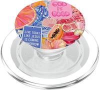Collage Estival Preppy : Dieu est Une Bonne Foi Religieuse chrétienne PopSockets PopGrip pour MagSafe