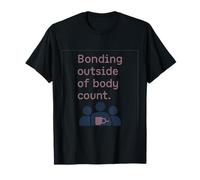 Collage extérieur du corps Nombre de corps Humour de bureau Café T-Shirt