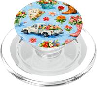 Collage Floral BootSpring Summer Coquette Esthétique Preppy PopSockets PopGrip pour MagSafe