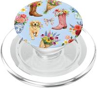 Collage Floral BootSpring Summer Coquette Esthétique Preppy PopSockets PopGrip pour MagSafe