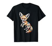 Collage Journal Art Fennec Renard T-Shirt