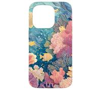 Collage océan sous-Marin avec du Corail, du Poisson et des Coque pour iPhone 15 Pro